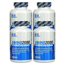 EVLUTIONNUTRITION 胺基酸2000素食膠囊, 4瓶, 150顆