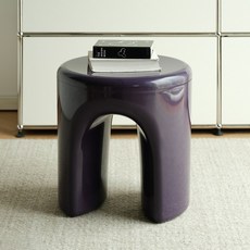 베스트리빙 몽드 미드센추리 모던 인테리어 빈티지 보조 화장대 스툴의자 4colors, 1개, 퍼플