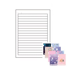 저학년 무제노트 17줄 10권 초등공책, 남_랜덤