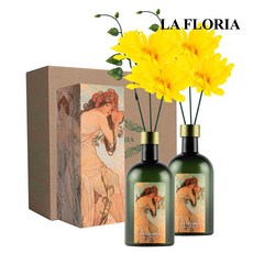 라플로리아 꽃 디퓨저, 2개, 500ml, S3제주동백향/B8거베라L12/옐로우