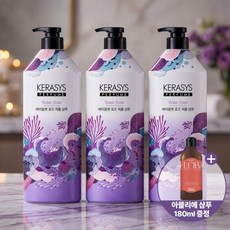 케라시스 퍼퓸 샴푸 1L X3개 바이올렛 로즈+샴푸 1800ML 205385, 바이올렛로즈 샴푸 1L x 3개+샴푸180ML20538