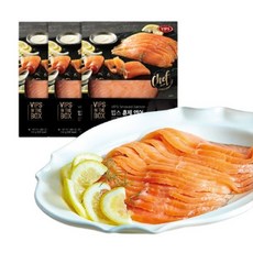 빕스 훈제 연어 140g 3개, 3팩