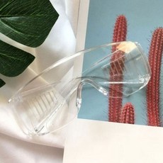 Ruby防霧安全鏡水透明泳鏡, 1個