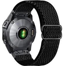 Olytop Fenix 7/Fenix 6/Fenix 5/epix 2 시계 밴드 22mm 퀵 이지 핏 신축성 있는 나일론 교체 손목 밴드 신축성 있는 스트랩 Garmin In