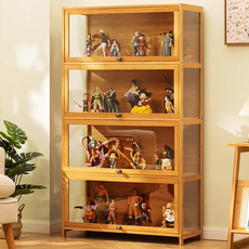 FONOW 장식장 다용도 수납장, 원목4