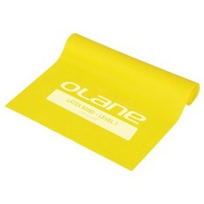 운동 헬스용품 홈트레이닝 라텍스밴드 1단계 옐로우, 없음, 1개