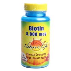 Nature's Life 維他命膳食膠囊 8000mcg, 60顆, 1罐