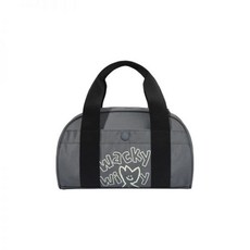 와키윌리 WACKY WILLY 키키 미니 보스톤백 차콜 316692, F