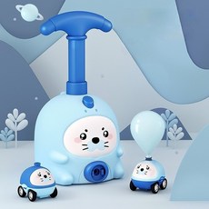 ANYOU 날아가는 아기 돼지 풍선 동물 장난감 어린이 장난감 생일 선물, 블루물범, 1개