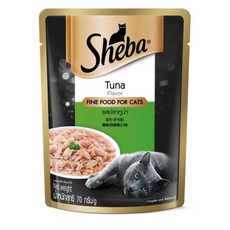 Sheba 鮮饌包 70g 鮪魚&鯛魚口味貓食, 1包