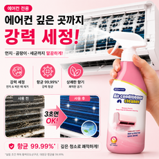 벽걸이 에어컨 세정제 강력 세척 탈취 스프레이 500ml, 1개, 500g