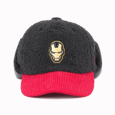 MARVEL漫威 鋼鐵人冬季護耳棒球帽 MV0605
