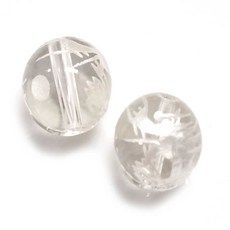 Bead 팔찌원석 8mm 금룡 은룡 팬던트 한팩 2알 원석선택, 8mm 은룡 백수정 (2알), 1개