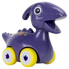 恐龍慣性迴力車玩具 恐龍車車玩具 小車 恐龍回力玩具車 慣性兒童迴力車 暴龍 背脊龍 恐龍 寶寶玩具 兒童小車車, 副櫛龍