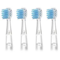 Revyline RL025/LANBEIBEI LB-L01 전동 칫솔 액세서리 노즐 강모 선물 J291 용 어린이 교체 헤드, 08 4PCS BLUE