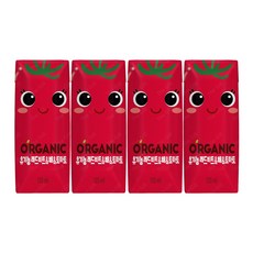 오가닉유기농 쁘니125ml, 4개, 125ml
