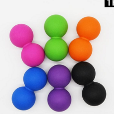 마사지 볼 스트레칭 근막이완 테니스 땅콩 볼 근육 트레이닝 피트니스 필라테스 휴대용 스포츠 땅콩형