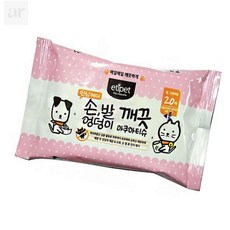 에티펫 손발엉덩이깨끗 20매 애견물티슈 강아지, 1개