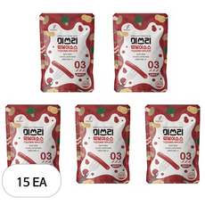 미쓰리 떡볶이 소스 03 매콤한맛, 100g, 15개