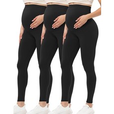 버터진 여성용 임산부 레깅스 (배 위에 입는 임산부 요가 팬츠) 운동용 임산부 레깅스