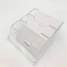 [행복사이소]아크릴 명함꽂이 명함 케이스 3단, 1개, 상세페이지 참조