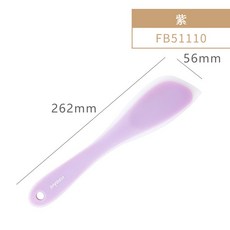 【巔品】法焙客 多功能矽膠刮刀 雪Q餅工具 耐高溫硬質 蛋糕奶油刮刀攪拌刮刀, (1)粉紫色, 1個