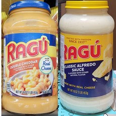 RAGU 라구 파스타&맥앤치즈 소스 453g (더블체다 알프레도 소스 중 택1) 미국, 1. 더블체다 소스, 1개