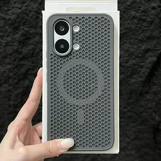 허니콤 방열 마그네틱 맥세이프 케이스 레드미 터보5 K90 프로맥스 K80 K70 K60 울트라 프로 메쉬 방열 커, 01 레드미 K60 Pro, 07 Gray