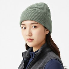 겨울모자 낚시 모자 등산비니 아웃도어 스포츠 비니, 카키그린