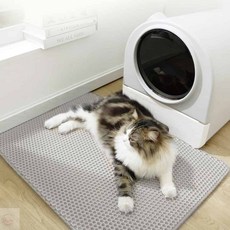 온리진 고양이 모래매트 고양이장판, 화장실매트 소형30X45 베이지