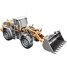 불도저 눈 삽 미니어처 중장비 자동차 장난감 제설차, 로드 롤러, 1개
