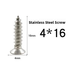 루프 후크 천장 램프갓 프로젝션 스크린 특수 용도 헤비 듀티 벽걸이 회전, 1개, 19. 스테인레스 스틸 나사 4*16(10개)