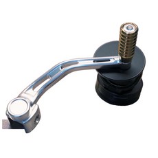 OD 트라이엄프 호환 본네빌 T100/T120 튜닝 기어 변속 레버 시소레버 페달 발판, M022AN(실버로드+골드헤드)1개