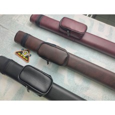 【國華撞球】2孔砲管式球筒 撞球桿保護套 便攜撞球桿收納, 黑色, 1個