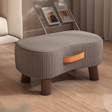 인테리어 받침 미니 의자 로우 스툴, 다크그레이, 1개