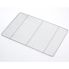 拔跟麻的大秘寶 304不鏽鋼台灣製烤肉網 雙耳烤肉網 不鏽鋼線材 露營用烤肉片 BS402, 1個, 名仕30*48公分直線BS402, 30*48公分