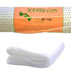 [청라핸즈] 퀼팅솜 4온스 접착솜 1롤 10yd BP740 (44-740)