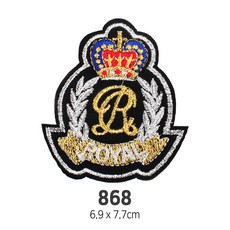 와펜 DIY 자수 패치 와펜모음 열부착식와펜, 4개, 와펜 패치 868번