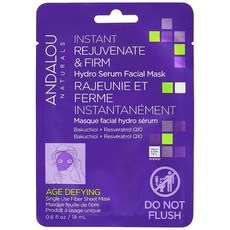 Andalou Naturals Age Defying Instant Rejuvenate & Firm 시트 마스크, 1, 1