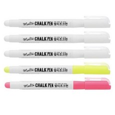 문교 멀티 초크펜, 3색 혼합, 5개
