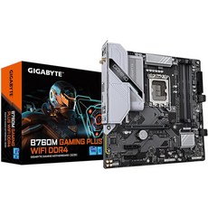 기가바이트 B760M 게이밍 플러스 WiFi DDR4 A 700 인텔 B760 MATX 마더보드 2* M2 PCIe 40 전면 USB 32 세대 타입C 6GbE LAN QFlash