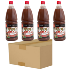 미담채 스파이시 돈까스소스 2kg 반박스, 4개