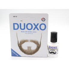 수염-분장용 전문가용 인체수염용 접착제 메이크업 국가자격증 인증시험용 브러쉬형 10ml, 1개, 듀오엑스오 (DUOXO) 접착제 클리어톤 10ml