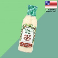 월든 팜스 박앤 랜치 드레싱 12온스 355ml Walden Farms Bac'n Ranch Dressing 12 floz, 1