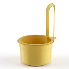 라파노 1초 원터치 버튼형 싱크대 물기제거 음식물 쓰레기 거름망, 1개, 골든 옐로우