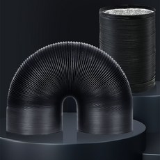 고깃집 연통 배관 주름관 자바라 덕트 온풍기 배출구 배기 파이프라인 흡입기, 01. 160~1.5m