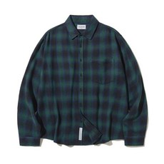매장정품 필루미네이트 FILLUMINATE 올드 스쿨 플란넬 체크 셔츠-그린 FBEWUSH001GN 134938