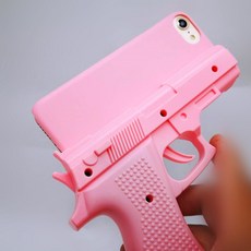 실리콘건 실리콘튜브 폰 2 프로 맥스 X XS XR 7 8 플러스 총 커버 재밌는 모양의, iPhone11, 02 Pink, 1개