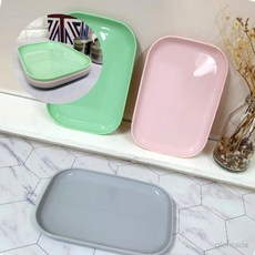 글샵 3p 색상랜덤 20x14 사각 카페쟁반