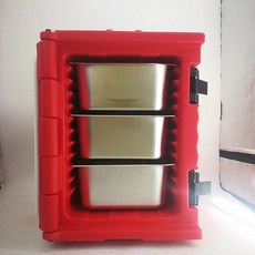 보온통 작업장 농사 도시락 보냉 파란색 오렌지 보온 박스 주황 배달 40리터 60L 음식, 90리터 레드 스쿠터 3단 접시, 1개